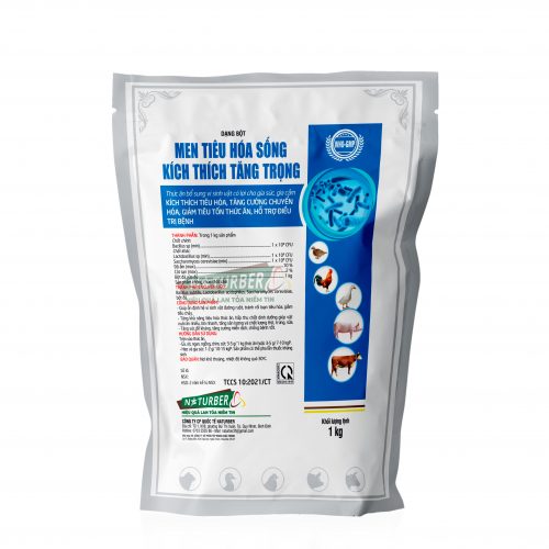 Men tiêu hóa sống kích thích tăng trọng