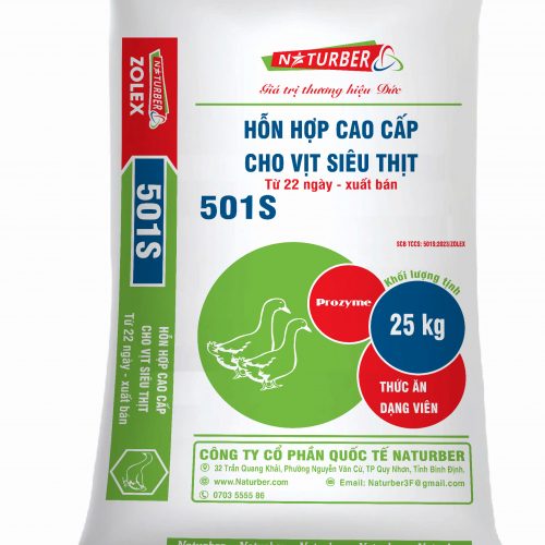 Hỗn hợp cao cấp cho vịt siêu thịt 501s