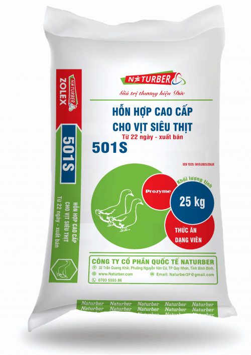 Hỗn hợp cao cấp cho vịt siêu thịt 501s