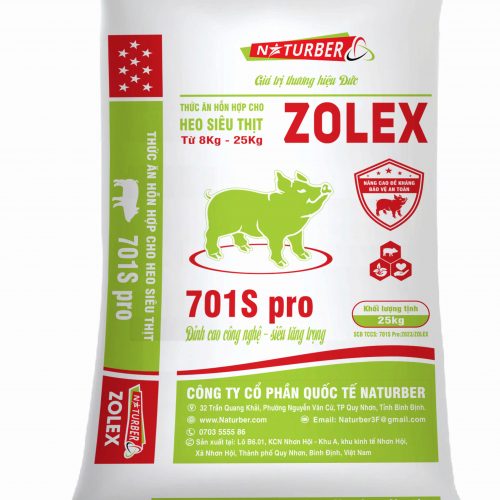 Thức ăn hỗn hợp cho heo siêu thịt 701s pro