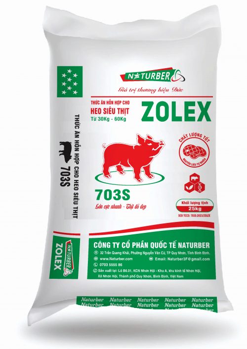 Thức ăn hỗn hợp cho heo siêu thịt 703s