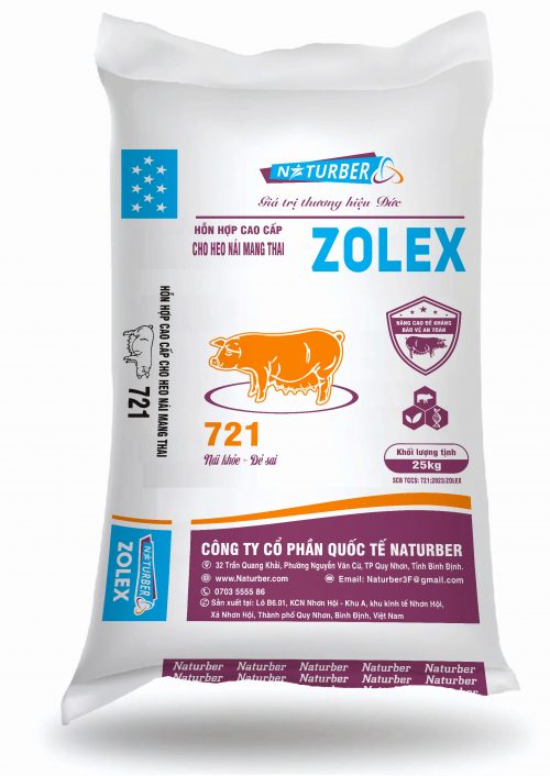 Hỗn hợp cao cấp cho heo nái mang thai 721