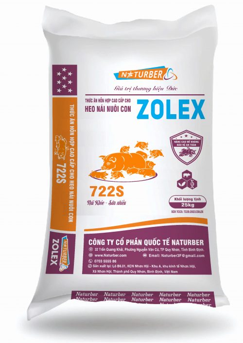 Thức ăn hỗn hợp cao cấp cho heo nái nuôi con 722s