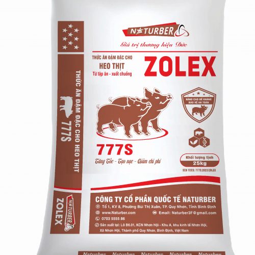 Thức ăn đậm đặc cho heo thịt 777s