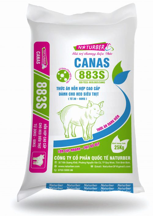 Thức ăn hỗn hợp cao cấp dành cho heo siêu thịt 883s