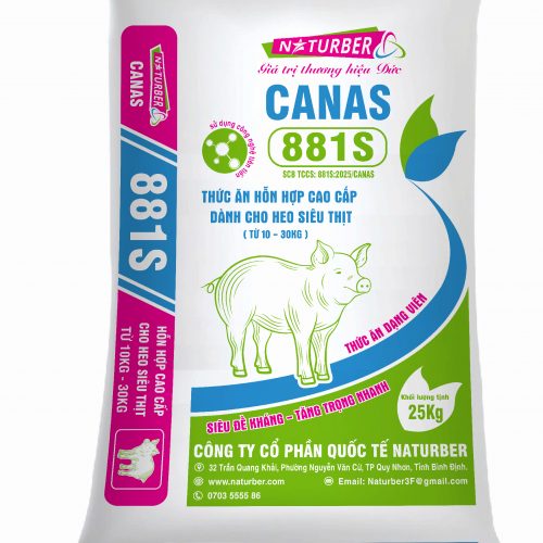 Thức ăn hỗn hợp cao cấp dành cho heo siêu thịt 881s